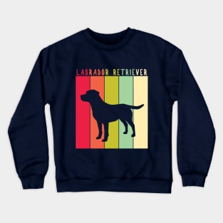 Retro Vintage Labrador Crewneck Sweatshirt